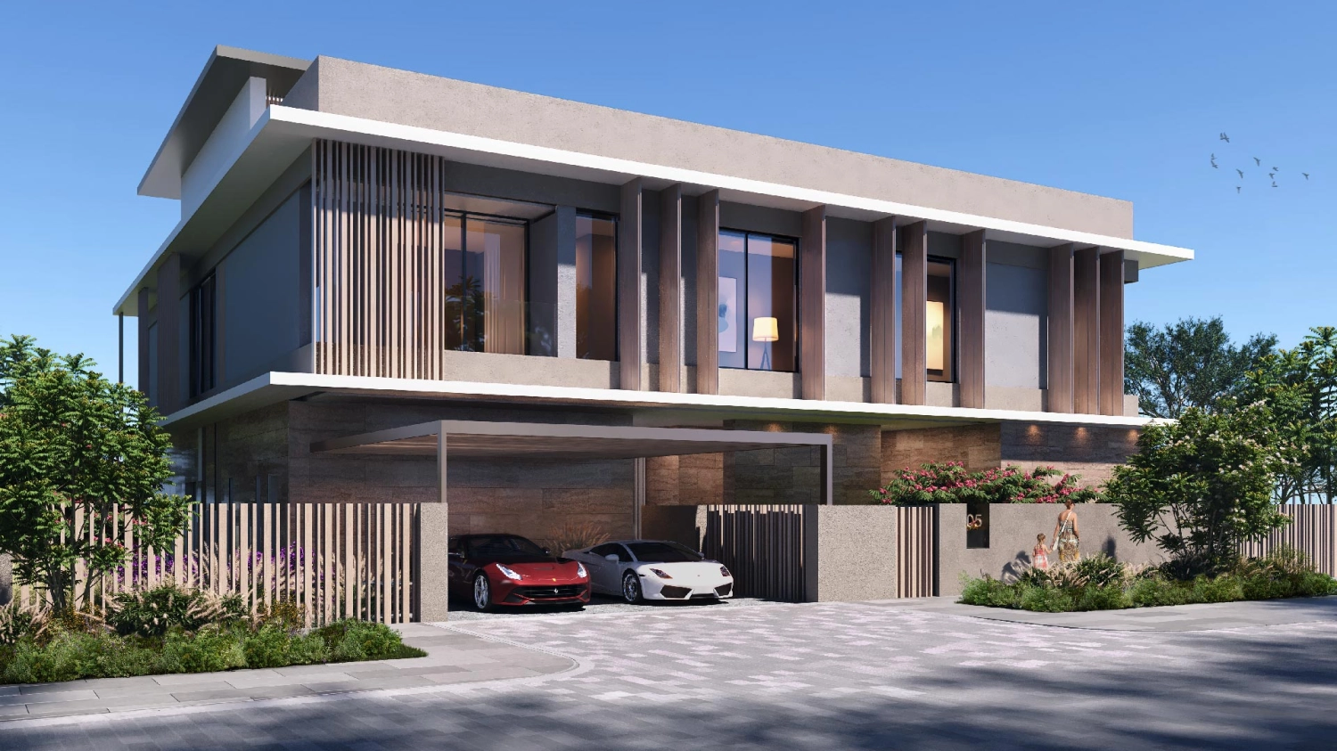 SHA Residences featuring spa-like outdoor spaces with water features